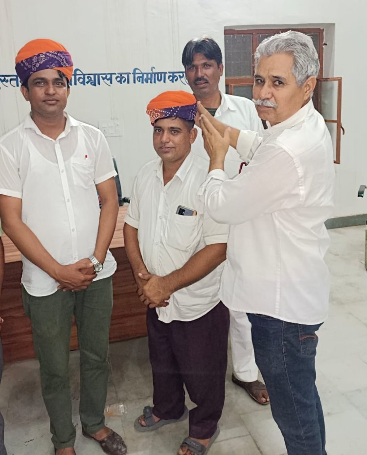 राजेन्द्र बांगड़ा बने शिक्षक संघ शेखावत उपशाखा जायल के अध्यक्ष।