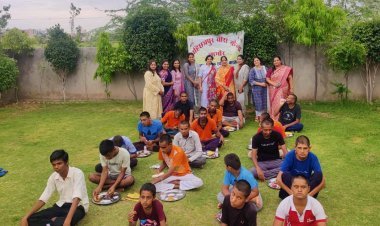 अहिच्छत्रपुर वीरा केंद्र नागौर द्वारा मानसिक विमन्दित मूक बधिर स्कूल में सामग्री की भेंट 