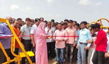 विधायक डॉ मंजू देवी मेघवाल ने  स्पोर्ट्स कॉम्प्लेक्स में  किया ओपन जिम का उद्घाटन