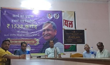 जायल नगरपालिका में 3 करोड़ की लागत से बनी सड़के, मुख्यमंत्री मंत्री ने किया वर्चुअल लोकार्पण