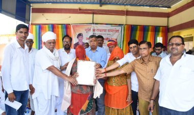 शहीद बलवीर रेवाड़ राजोद की प्रतिमा का अनावरण समारोह।