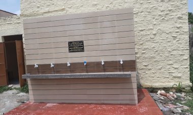 राजकीय बालिका  स्कूल  में भामाशाह ने पानी की टँकी का करवाया निर्माण।