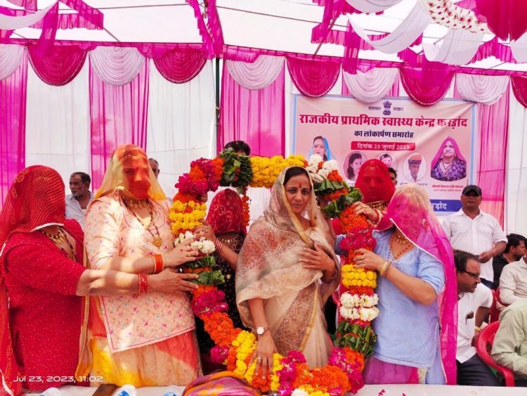 फरडोद में विधायक ने प्राथमिक चिकित्सा भवन सहित विकास कार्यो का किया लोकार्पण ।