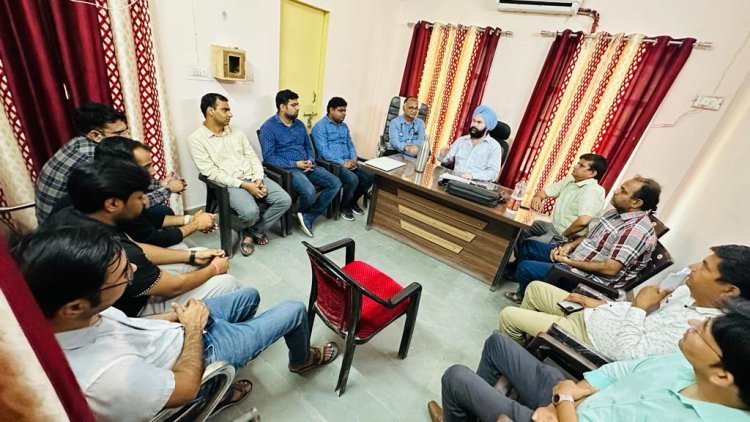 टीबी मुक्त ग्राम पंचायत अभियान की जोनल अधिकारी ने ली समीक्षा बैठक