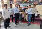 जिला स्तरीय रंगोत्सव में शिक्षक शिक्षिकाओं ने लिया भाग