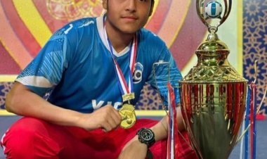 बड़ी खाटू के बेटा जिशान गेसावत गल्फ सीबीएससी टीम चयन।