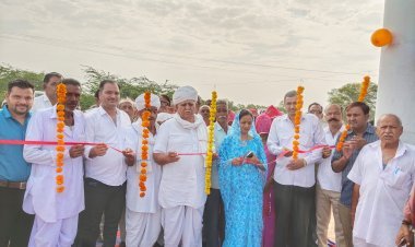 विधायक ने जानवास विभिन्न कार्यो का किया लोकार्पण।