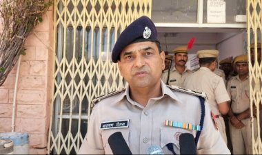 एसपी ने जायल थाने का निरीक्षण कर बेहतर पुलिसिंग के निर्देश दिए।