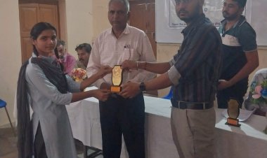 राजकीय बालिका स्कूल में प्रश्नोत्तरी प्रतियोगिता का हुआ आयोजन।