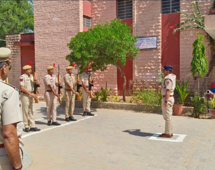 एसपी ने जायल थाने का निरीक्षण कर बेहतर पुलिसिंग के निर्देश दिए।