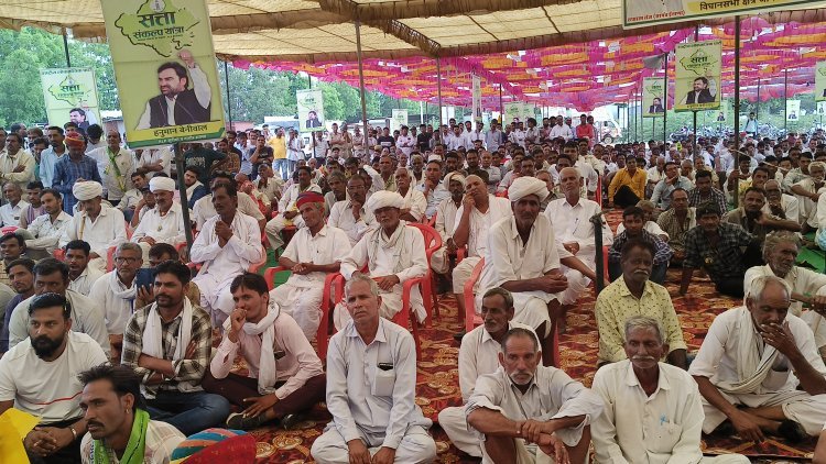 जायल विधानसभा में रालोपा की सता संकल्प यात्रा में उमड़ा जन सैलाब।