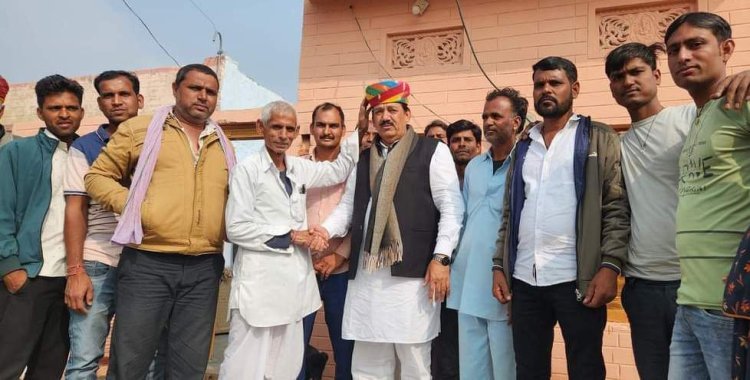जायल विधानसभा में समर्थको में जोश बरकरार ,गुलाबी सर्दी के बीच चुनावी चर्चा जारी।