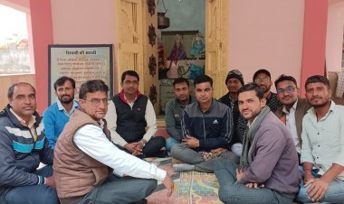 शिक्षक संघ (शेखावत) उपशाखा जायल की बैठक शिव मंदिर में हुई आयोजित।