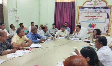 नागौर जिला कलेक्टर पुरोहित ने जायल ब्लॉक में आशान्वित ब्लॉक कार्यक्रम  को लेकर की समीक्षा।