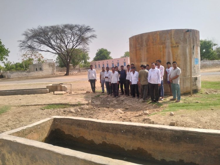 शिवनगर के ग्रामीणों ने नहरी पानी सुचारू करवाने की मांगे।