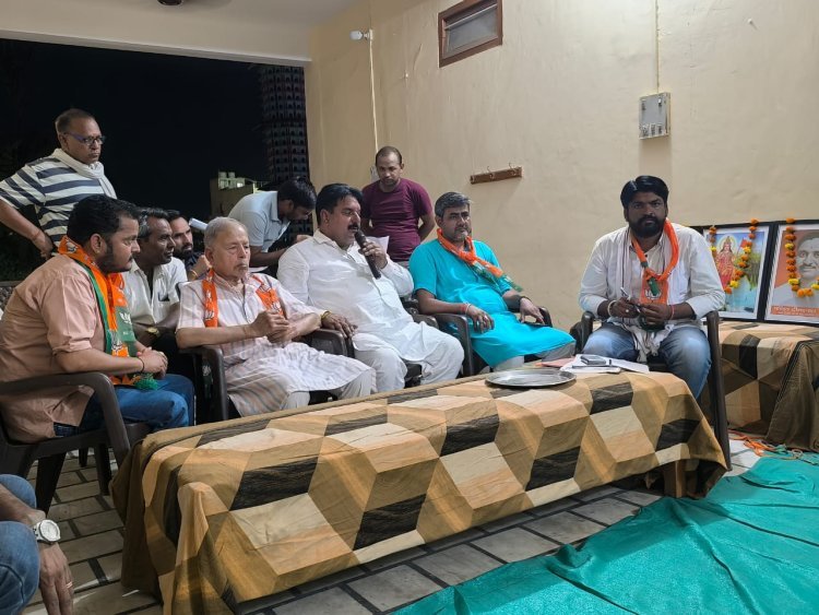 भारतीय जनता पार्टी, कुचामन शहर मंडल बैठक में की गई जनसमस्याओं को लेकर चर्चा