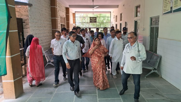 राज्यमंत्री डॉ बाघमार ने उपजिला चिकित्सालय का निरीक्षण किया।