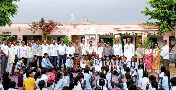 भारत विकास परिषद द्वारा शिक्षा वंदन विद्यार्थी अभिनंदन कार्यक्रम का आयोजन।