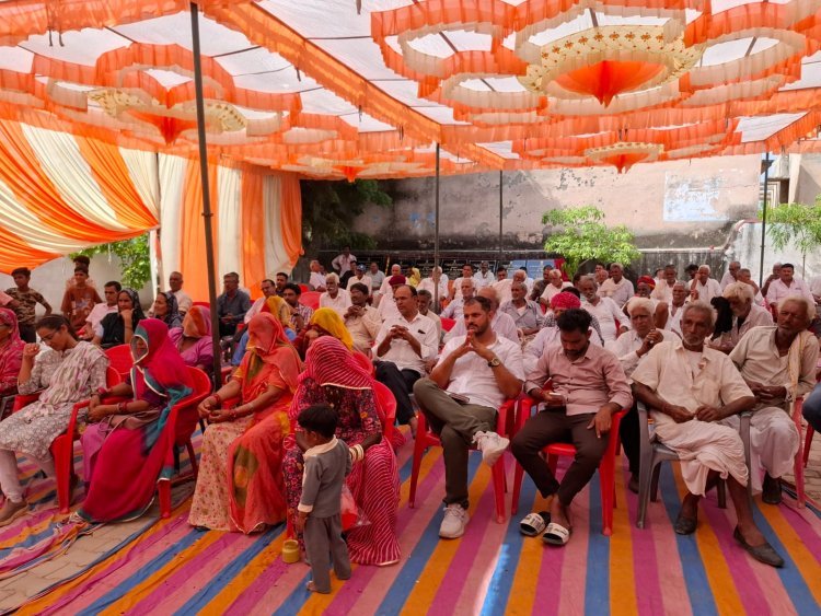 जायल दौरे पर रहीं राज्यमंत्री डॉ. मंजू बाघमार, ग्राम पंचायत ढेहरी में विकास कार्यों का किया लोकार्पण।
